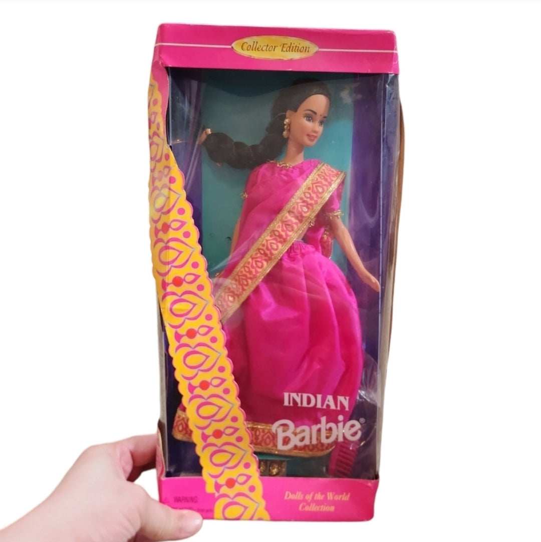 Vintage 1995 Mattel Indian Barbie Dolls of the World Collection #14451