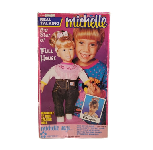 Vintage 1991 Real Talking Michelle Star of Full House Doll - Tested & Working