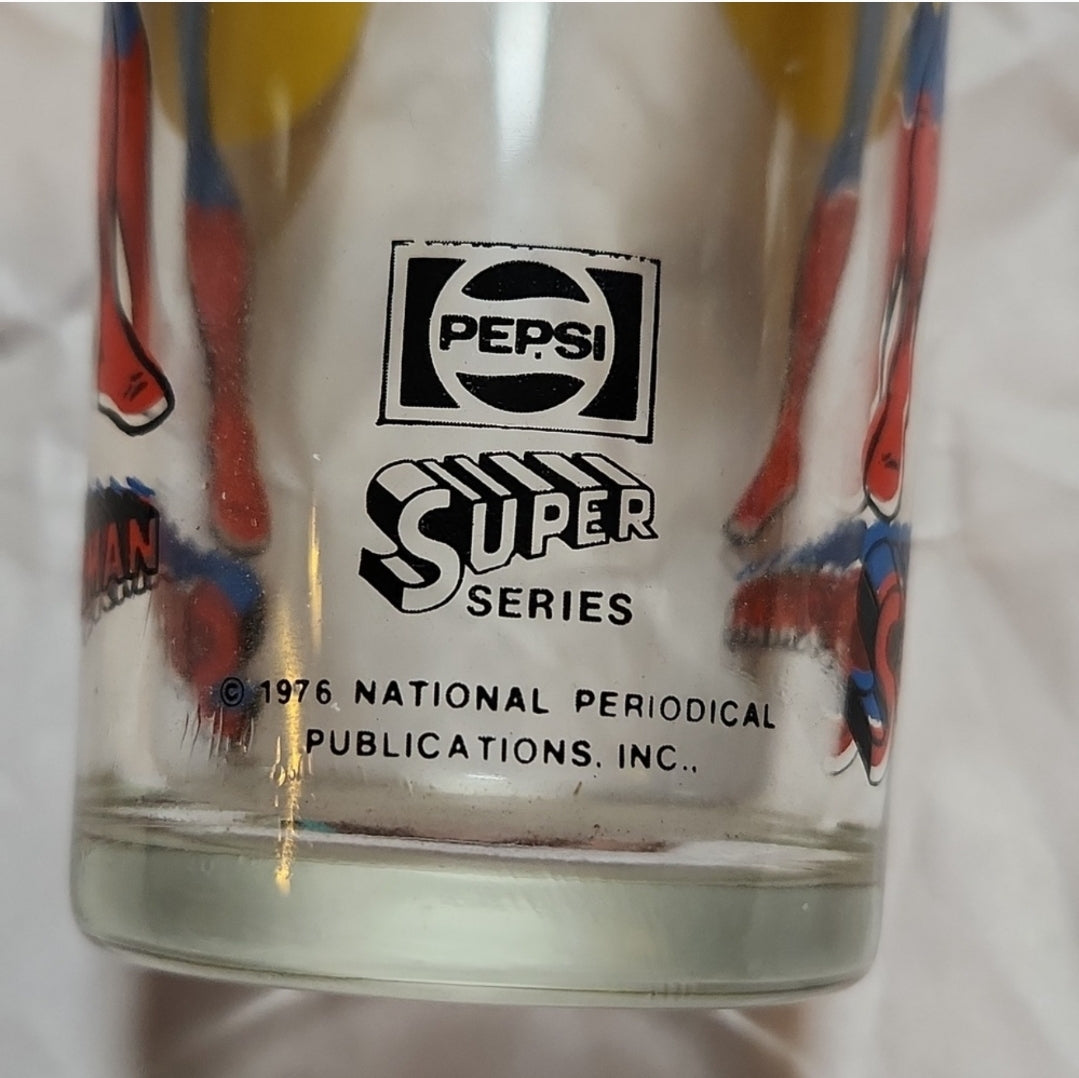 Vintage 1976 Pepsi Super Series Nat'l Periodical Publication Drinking Glass